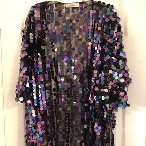Sequin Kimono